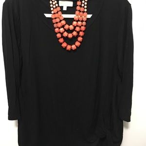 Simply Southern Black Knot Top Size L
